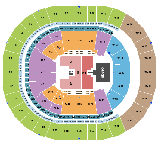 Intuit Dome Intuit Dome Seating Chart