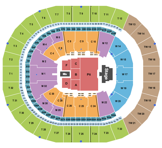 Intuit Dome Intuit Dome Seating Chart