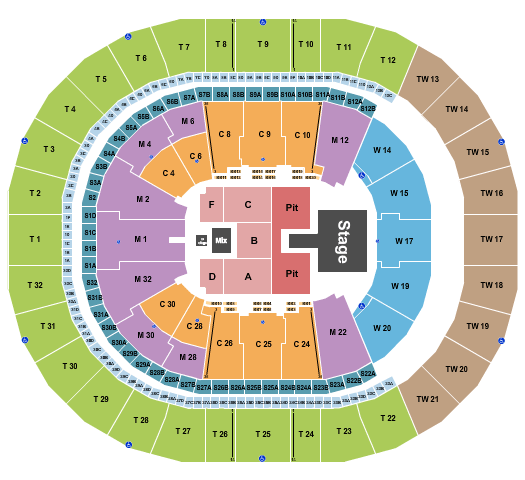 Intuit Dome Intuit Dome Seating Chart