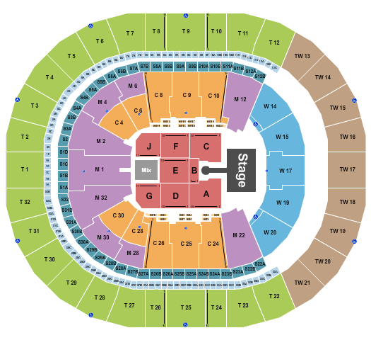 Intuit Dome Intuit Dome Seating Chart
